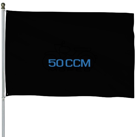 50ccm Motorcycle Moped Star Emblem House Flags