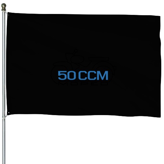 50ccm Motorcycle Moped Star Emblem House Flags