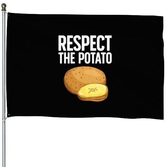 Cool Potato Vegetable Potato Lover House Flags