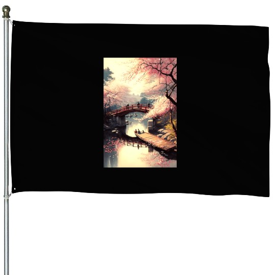 Cherry Blossom Season in Tokyo: A Visual Delight House Flags