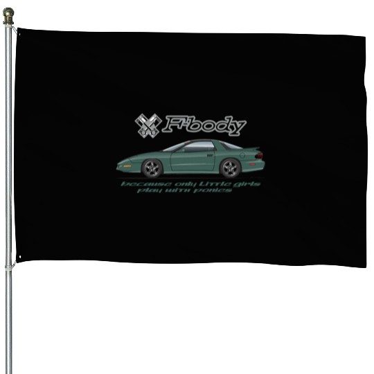 F body Dark Green House Flags