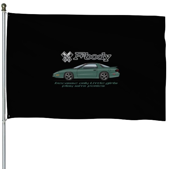 F body Dark Green House Flags