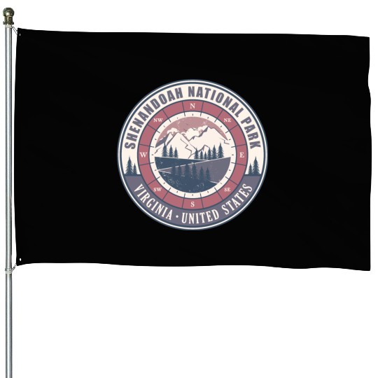 Shenandoah National Park Virginia US Hiking House Flags
