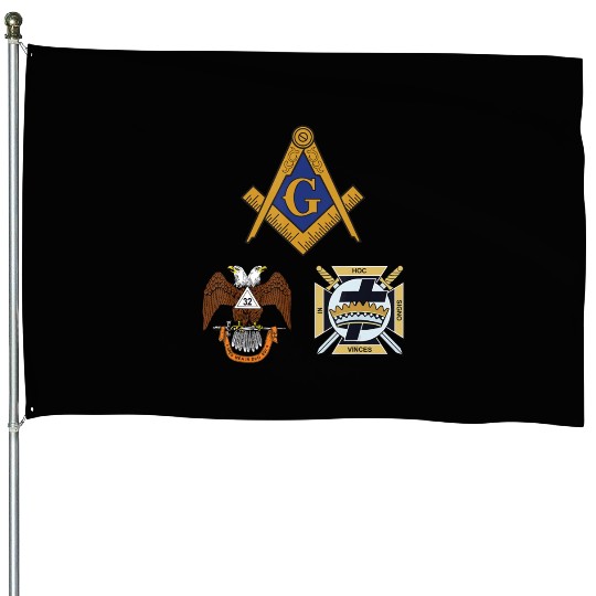 Mason Scottish Rite Knights Templar House Flags