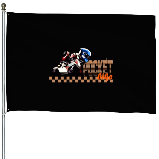 Pocket Bike House Flags