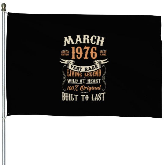 March 1976 Birthday Surprise House Flags