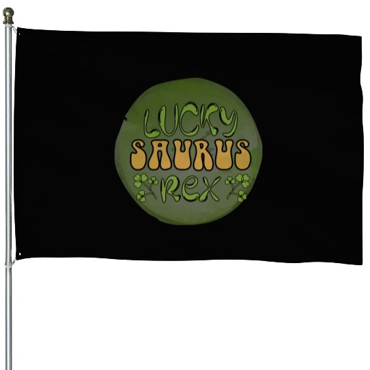 Lucky Patricks Day Sublimation House Flags