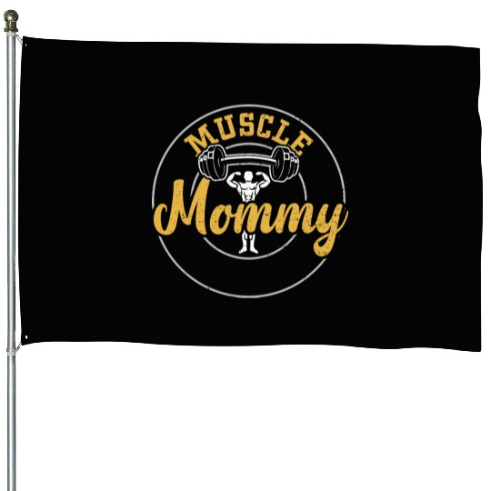 Muscle Mommy - Gym House Flags