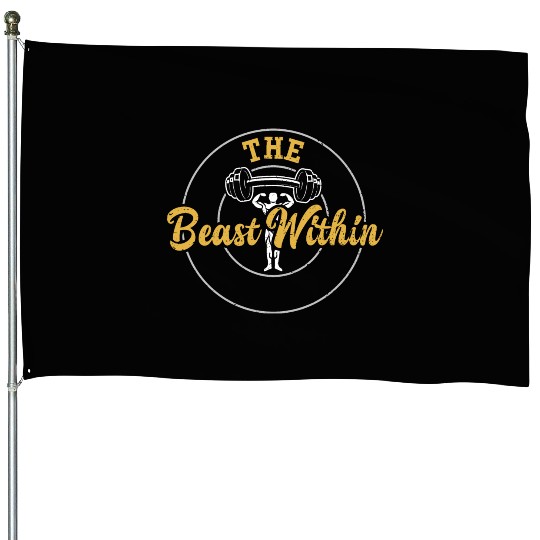 The Beast Within - Gym House Flags