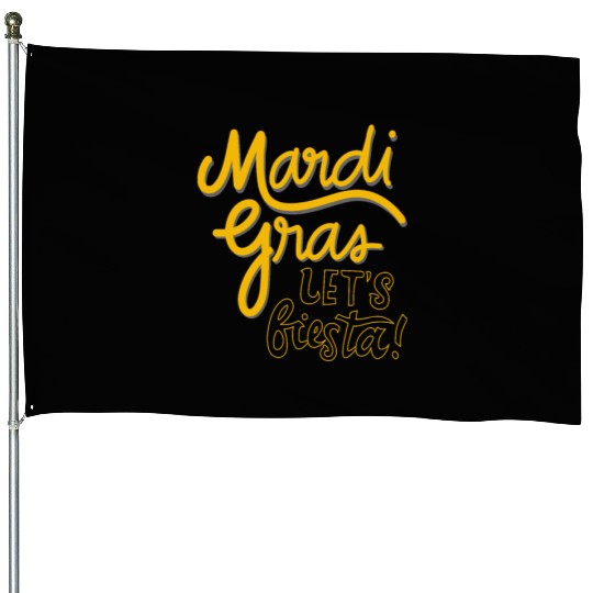 Mardi Gras Carnival Fiesta Party Louisiana New Orl House Flags