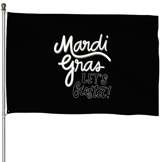 Mardi Gras Carnival Fiesta Party Louisiana New Orl House Flags