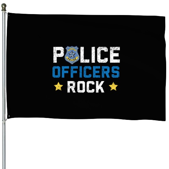 Military Police Officer Cop Law Enforcement House Flags