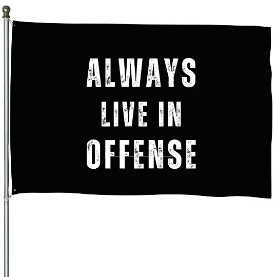 Offense House Flags, Business, Entrepreneur House Flags