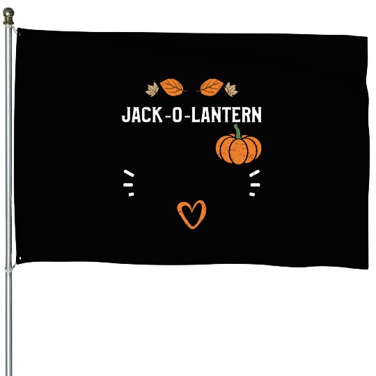 Jack-O-Lantern - Pumpkin House Flags