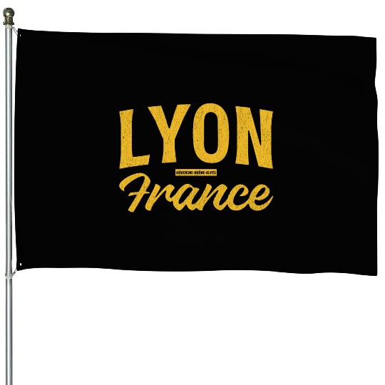 Lyon - France - City - French House Flags