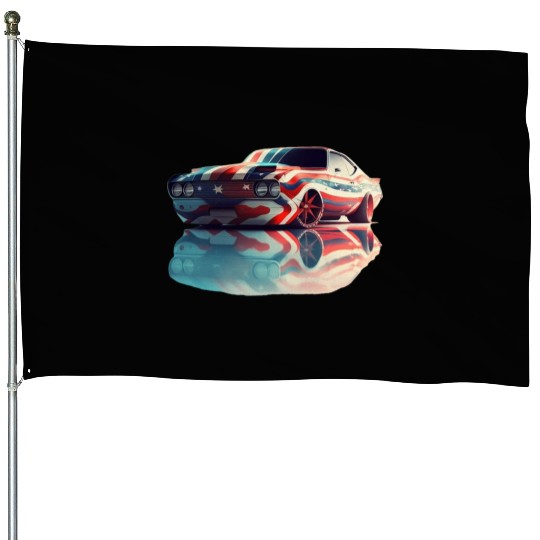 American pride and raw horsepower House Flags