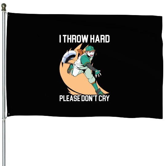 Baseball Player Baseball Coach Baseball Pitcher House Flags