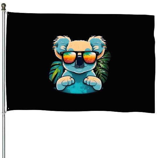 Tropical Koala Sunglasses Shades Australian Animal House Flags
