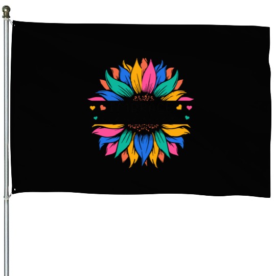 Embrace Echolalia Special Education Teacher House Flags