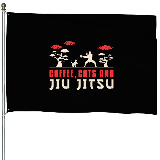 Brazilian Jiu Jitsu MMA Bjj Hugger House Flags