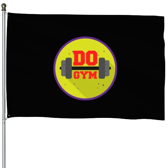 Creative Gym Vector House Flags