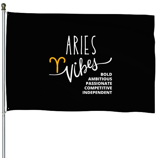 Aries: Embrace Your Fearless and Bold Nature House Flags