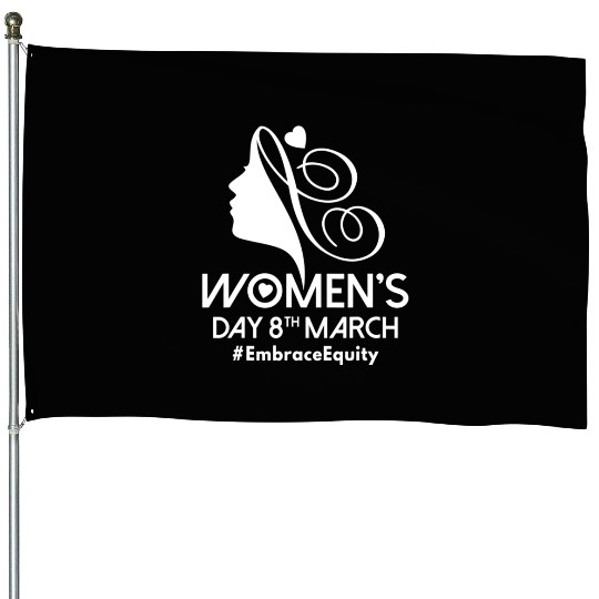 International Women's Day 8 March IWD Embrace House Flags
