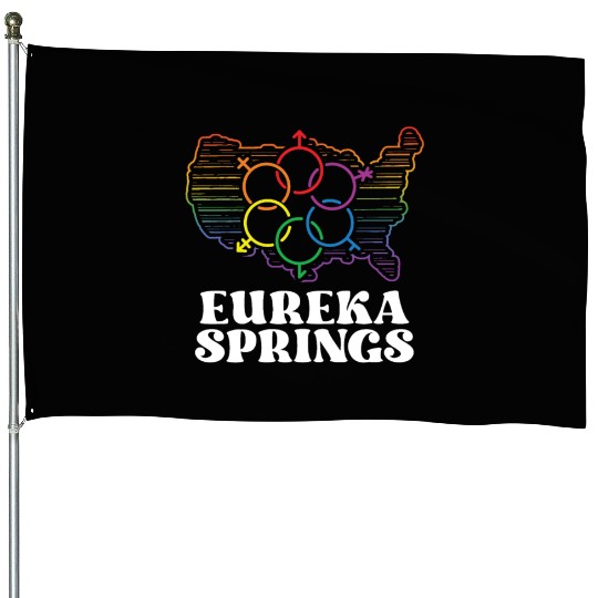 Eureka Springs Pride Flag Pride Month LGBTQ Flag House Flags