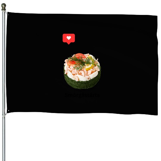 Swedish Sandwich Cake House Flags