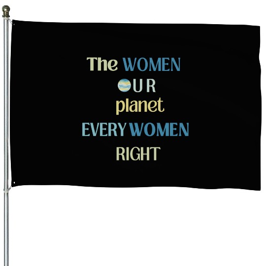 Embrace Equity Happy Women's Day House Flags