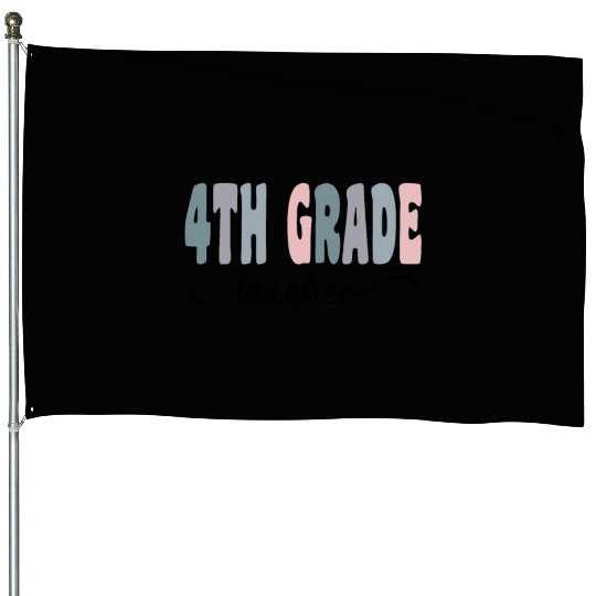 4th Grade Teacher Gift Matching Teacher Squad House Flags