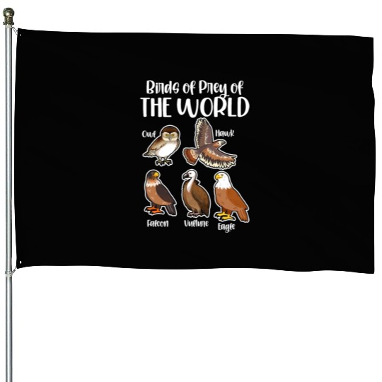 Birds of Prey Of The World House Flags