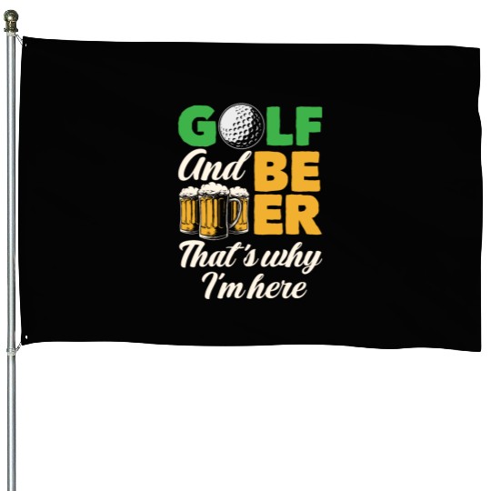 Golf Beer House Flags