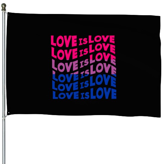 Love Is Love Bisexual House Flags
