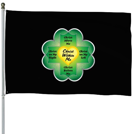 St Patrick's Breast Plate Shamrock House Flags