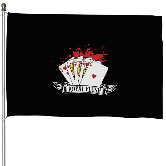 Poker Card Game Skat Poker Night Royal Flush Check House Flags