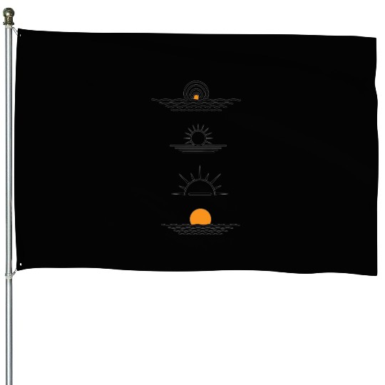 The Step-by-Step Sunrise House Flags
