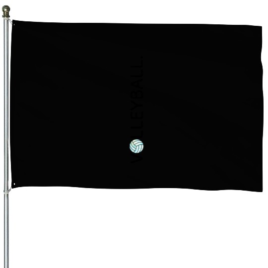 Blue And Green Marble Volleyball House Flags