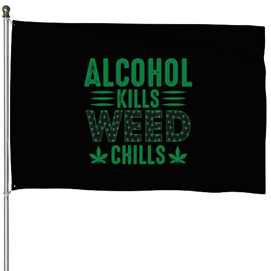 Eco Friendly Alcohol House Flags