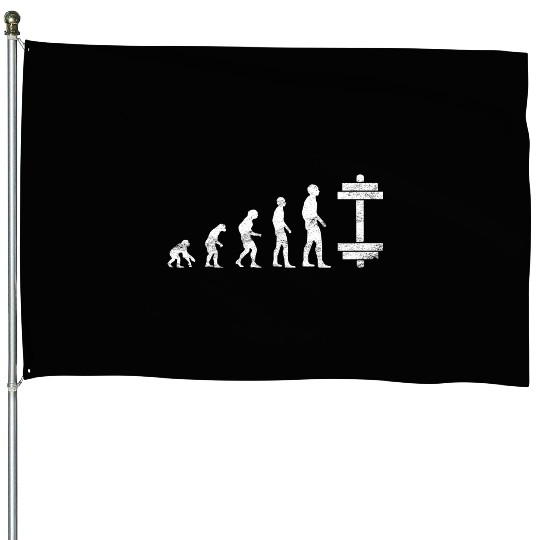 workout gym House Flags