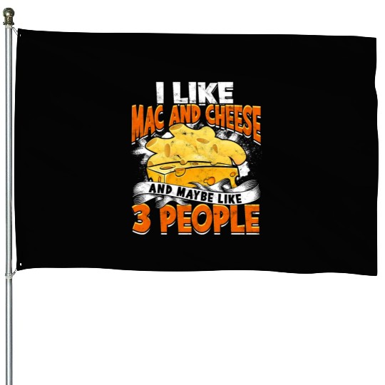 Mac N' Cheese Taster Pasta Food Macaroni House Flags