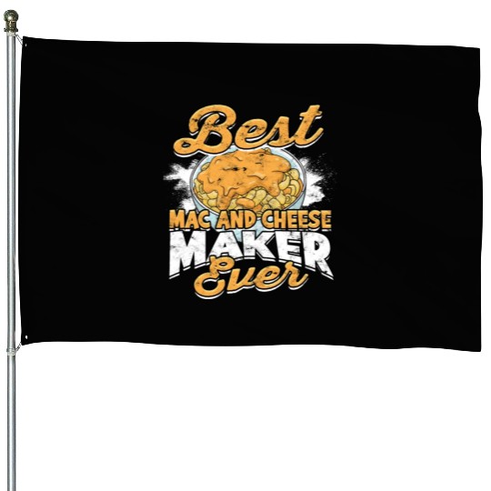 Mac N' Cheese Taster Pasta Food Macaroni House Flags