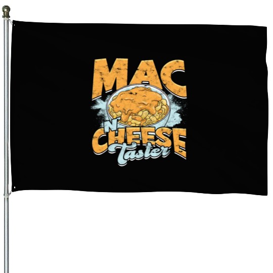 Mac N' Cheese Taster Pasta Food Macaroni House Flags