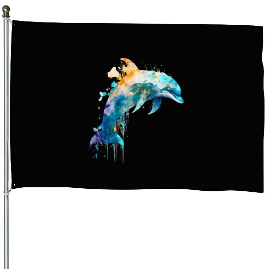 Dolphin House Flags