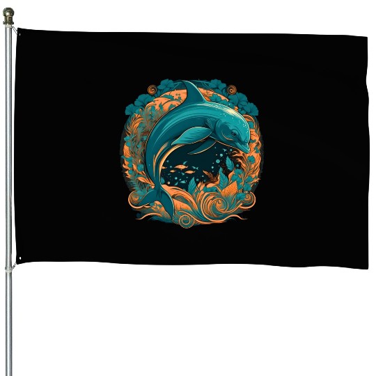 Dolphin House Flags