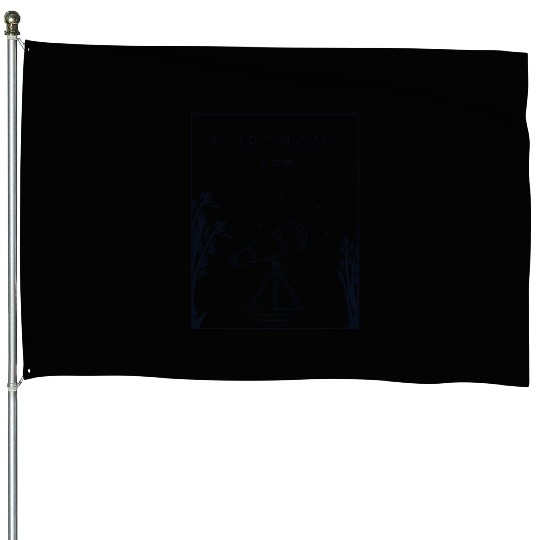 Astronomy Chinese Hanzi Cosmologist House Flags