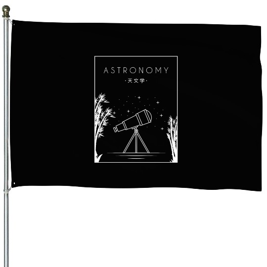 Astronomy Chinese Hanzi Cosmologist House Flags