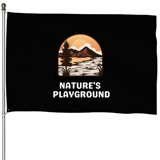 Nature's Playground House Flags