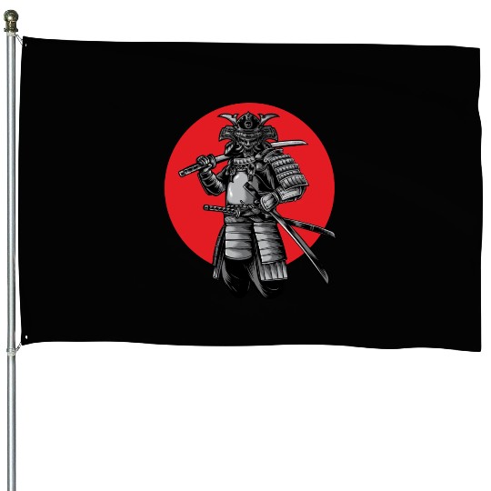 japanese samurai warrior House Flags