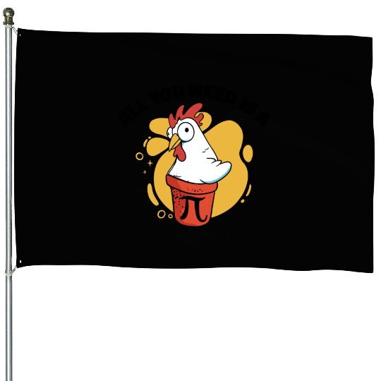 Pi Day Math Pie Chicken Pot Pi Number House Flags